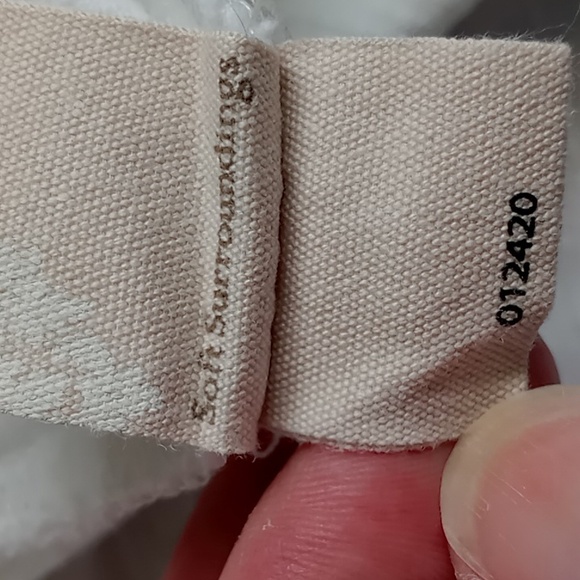 Soft Surroundings White Tunic With Lace Panel 3/4 Roll Tab Sleeve Size Petite XL - Picture 13 of 15